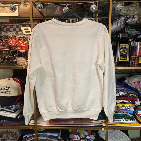 Vintage 80’s Santa Reindeer Snow Christmas Sweater Crewneck S/M - Picture 6 of 6